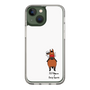 スリムプロテクションケース［ おがわじゅり×デイリー×caseplay - 鹿毛 - ホワイト ］