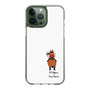 スリムプロテクションケース［ おがわじゅり×デイリー×caseplay - 鹿毛 - ホワイト ］