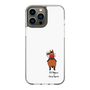スリムプロテクションケース［ おがわじゅり×デイリー×caseplay - 鹿毛 - ホワイト ］