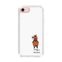 スリムプロテクションケース［ おがわじゅり×デイリー×caseplay - 鹿毛 - ホワイト ］
