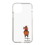 スリムプロテクションケース［ おがわじゅり×デイリー×caseplay - 鹿毛 - ホワイト ］