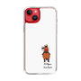 スリムプロテクションケース［ おがわじゅり×デイリー×caseplay - 鹿毛 - ホワイト ］