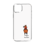 スリムプロテクションケース［ おがわじゅり×デイリー×caseplay - 鹿毛 - ホワイト ］