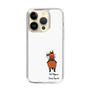 スリムプロテクションケース［ おがわじゅり×デイリー×caseplay - 鹿毛 - ホワイト ］