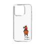 スリムプロテクションケース［ おがわじゅり×デイリー×caseplay - 鹿毛 - ホワイト ］