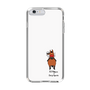 スリムプロテクションケース［ おがわじゅり×デイリー×caseplay - 鹿毛 - ホワイト ］