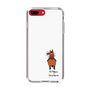 スリムプロテクションケース［ おがわじゅり×デイリー×caseplay - 鹿毛 - ホワイト ］