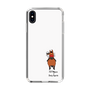 スリムプロテクションケース［ おがわじゅり×デイリー×caseplay - 鹿毛 - ホワイト ］