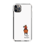 スリムプロテクションケース［ おがわじゅり×デイリー×caseplay - 鹿毛 - ホワイト ］