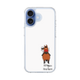 スリムプロテクションケース［ おがわじゅり×デイリー×caseplay - 鹿毛 - ホワイト ］