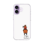 スリムプロテクションケース［ おがわじゅり×デイリー×caseplay - 鹿毛 - ホワイト ］