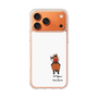 スリムプロテクションケース［ おがわじゅり×デイリー×caseplay - 鹿毛 - ホワイト ］