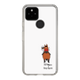 スリムプロテクションケース［ おがわじゅり×デイリー×caseplay - 鹿毛 - ホワイト ］