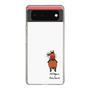 スリムプロテクションケース［ おがわじゅり×デイリー×caseplay - 鹿毛 - ホワイト ］