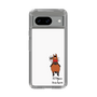 スリムプロテクションケース［ おがわじゅり×デイリー×caseplay - 鹿毛 - ホワイト ］