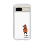 スリムプロテクションケース［ おがわじゅり×デイリー×caseplay - 鹿毛 - ホワイト ］