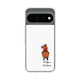 スリムプロテクションケース［ おがわじゅり×デイリー×caseplay - 鹿毛 - ホワイト ］