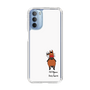 スリムプロテクションケース［ おがわじゅり×デイリー×caseplay - 鹿毛 - ホワイト ］