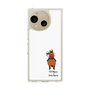 スリムプロテクションケース［ おがわじゅり×デイリー×caseplay - 鹿毛 - ホワイト ］