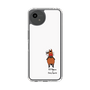 スリムプロテクションケース［ おがわじゅり×デイリー×caseplay - 鹿毛 - ホワイト ］