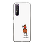 スリムプロテクションケース［ おがわじゅり×デイリー×caseplay - 鹿毛 - ホワイト ］