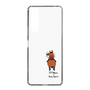 スリムプロテクションケース［ おがわじゅり×デイリー×caseplay - 鹿毛 - ホワイト ］