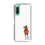 スリムプロテクションケース［ おがわじゅり×デイリー×caseplay - 鹿毛 - ホワイト ］