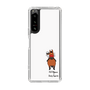 スリムプロテクションケース［ おがわじゅり×デイリー×caseplay - 鹿毛 - ホワイト ］