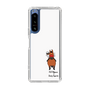 スリムプロテクションケース［ おがわじゅり×デイリー×caseplay - 鹿毛 - ホワイト ］
