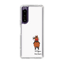 スリムプロテクションケース［ おがわじゅり×デイリー×caseplay - 鹿毛 - ホワイト ］