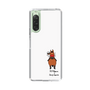 スリムプロテクションケース［ おがわじゅり×デイリー×caseplay - 鹿毛 - ホワイト ］