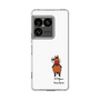 スリムプロテクションケース［ おがわじゅり×デイリー×caseplay - 鹿毛 - ホワイト ］