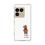 スリムプロテクションケース［ おがわじゅり×デイリー×caseplay - 鹿毛 - ホワイト ］