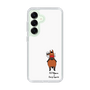 スリムプロテクションケース［ おがわじゅり×デイリー×caseplay - 鹿毛 - ホワイト ］