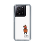 スリムプロテクションケース［ おがわじゅり×デイリー×caseplay - 鹿毛 - ホワイト ］