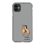 スリムプロテクションケース［ おがわじゅり×デイリー×caseplay - 栗毛 - ブラック ］