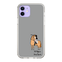 スリムプロテクションケース［ おがわじゅり×デイリー×caseplay - 栗毛 - ブラック ］