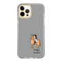 スリムプロテクションケース［ おがわじゅり×デイリー×caseplay - 栗毛 - ブラック ］