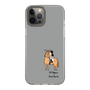 スリムプロテクションケース［ おがわじゅり×デイリー×caseplay - 栗毛 - ブラック ］