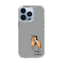 スリムプロテクションケース［ おがわじゅり×デイリー×caseplay - 栗毛 - ブラック ］