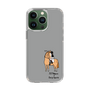 スリムプロテクションケース［ おがわじゅり×デイリー×caseplay - 栗毛 - ブラック ］