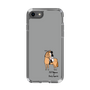スリムプロテクションケース［ おがわじゅり×デイリー×caseplay - 栗毛 - ブラック ］