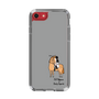 スリムプロテクションケース［ おがわじゅり×デイリー×caseplay - 栗毛 - ブラック ］