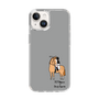 スリムプロテクションケース［ おがわじゅり×デイリー×caseplay - 栗毛 - ブラック ］
