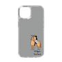 スリムプロテクションケース［ おがわじゅり×デイリー×caseplay - 栗毛 - ブラック ］