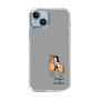 スリムプロテクションケース［ おがわじゅり×デイリー×caseplay - 栗毛 - ブラック ］
