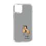スリムプロテクションケース［ おがわじゅり×デイリー×caseplay - 栗毛 - ブラック ］