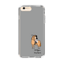 スリムプロテクションケース［ おがわじゅり×デイリー×caseplay - 栗毛 - ブラック ］