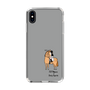 スリムプロテクションケース［ おがわじゅり×デイリー×caseplay - 栗毛 - ブラック ］