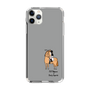 スリムプロテクションケース［ おがわじゅり×デイリー×caseplay - 栗毛 - ブラック ］